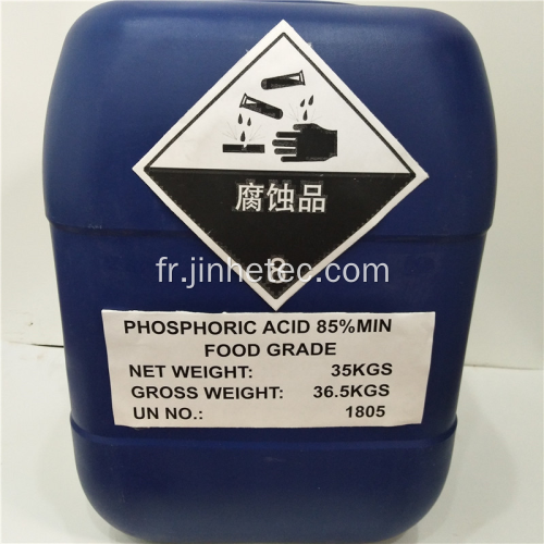 Acide phosphorique ou catégorie comestible d&#39;acide orthophosphorique